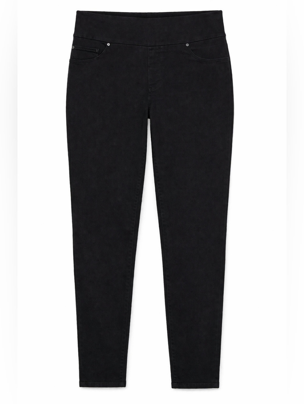 Plus-Size Slim Fit Skinny Leg Pull on Jean Size 24W Short Length/ Petite - Picture 3 of 4
